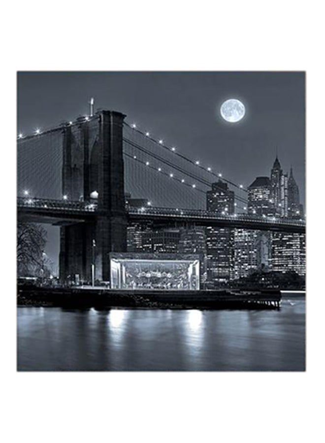 RYN Istanbul Bridge MDF Wall Art Multicolour - Image 1