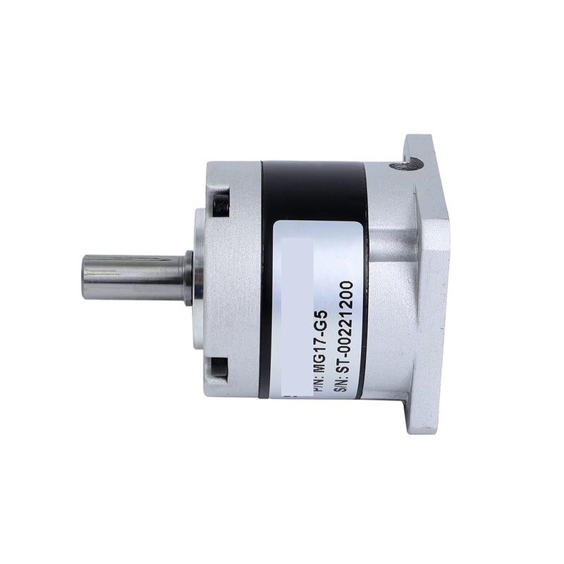 محرك خطوي Nema 17 مع علبة تروس كوكبية نسبة 10:1 مخفض سرعة إدخال 5 مم - Image 4