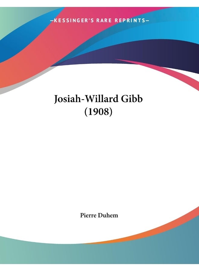 Josiah-Willard Gibb (1908)