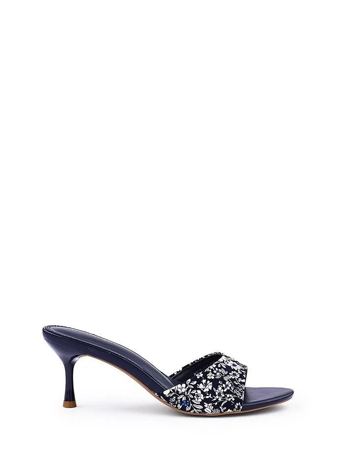 IconStyle Womens floral printed stiletto heeled sandals