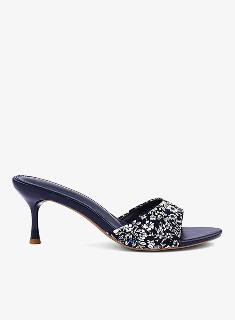 IconStyle Womens floral printed stiletto heeled sandals