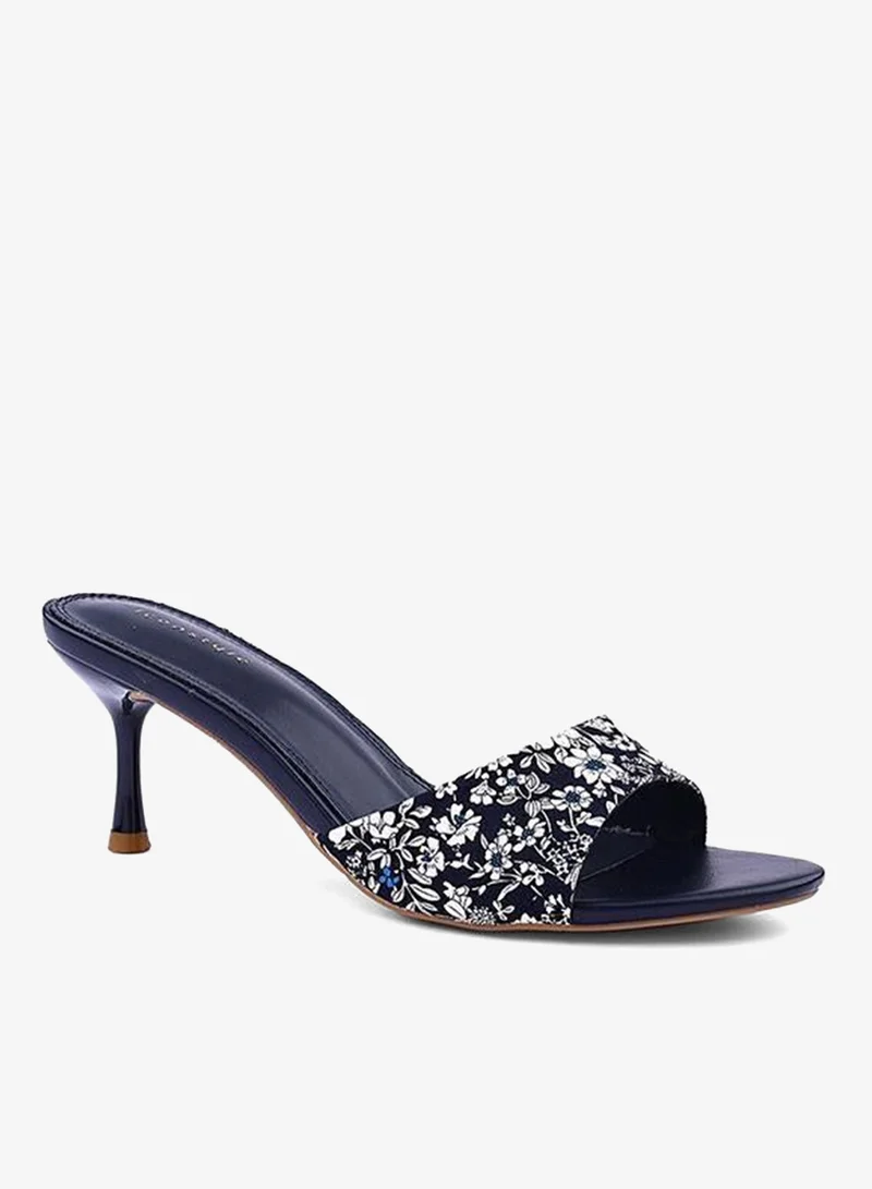 IconStyle Womens floral printed stiletto heeled sandals