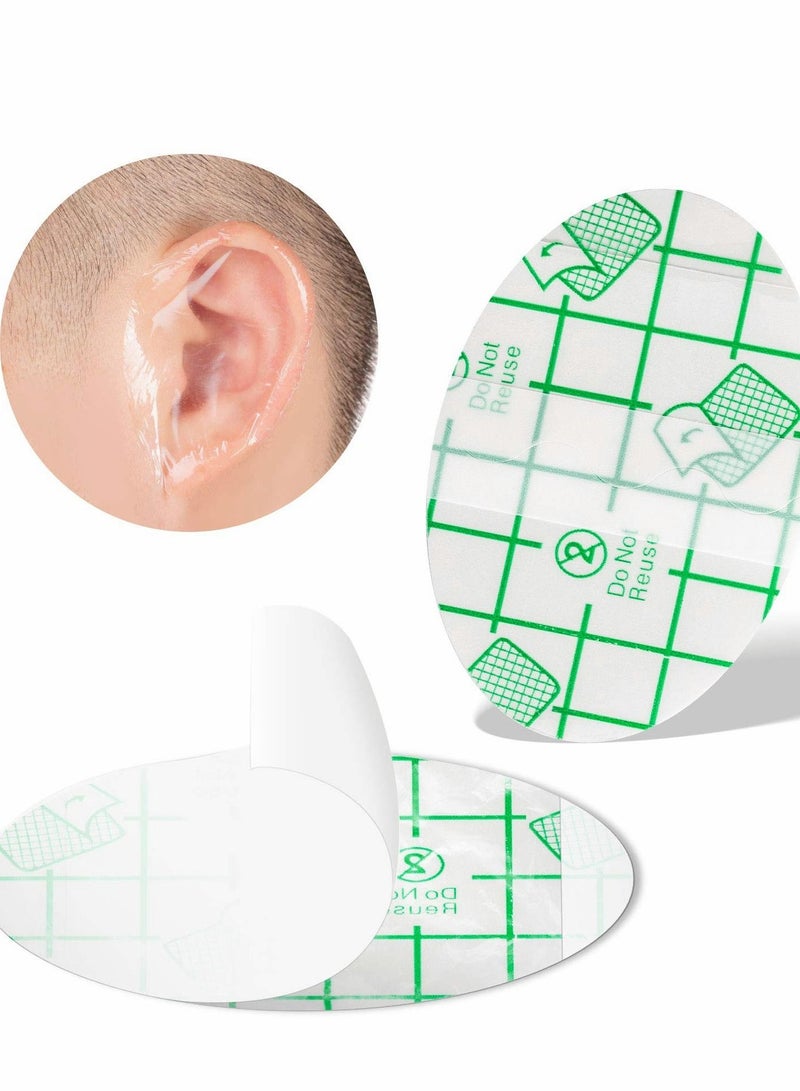 SYOSI Waterproof Ear Stickers, Baby Waterproof Ear Protector, Newborn Ear Protection for Swimming Showering Surfing Snorkeling and Other Water Sports Kids Size（100 Pack） - Image 1