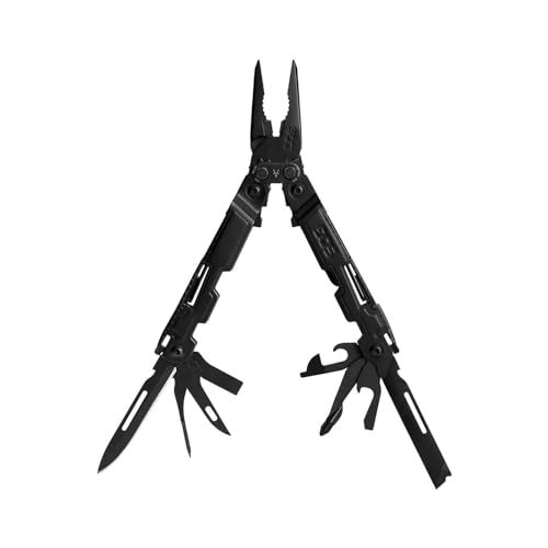 SOG PowerAccess Well-Rounded One-Handed Lightweight Daily Pocketable Stainless Steel Multi-Tool for Backcountry| 18 Tools, Black - Image 1