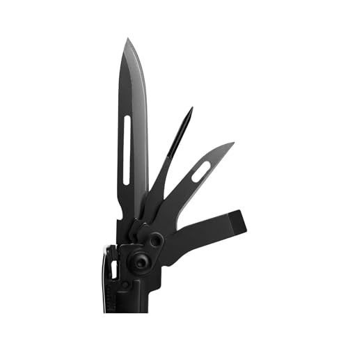 SOG PowerAccess Well-Rounded One-Handed Lightweight Daily Pocketable Stainless Steel Multi-Tool for Backcountry| 18 Tools, Black - Image 2