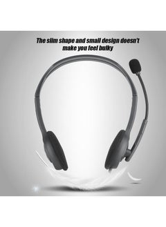 Thoraya Head-mounted Multi-Device Stereo Computer Headphone 3.5 mm single wire plug Headset  - Image 5