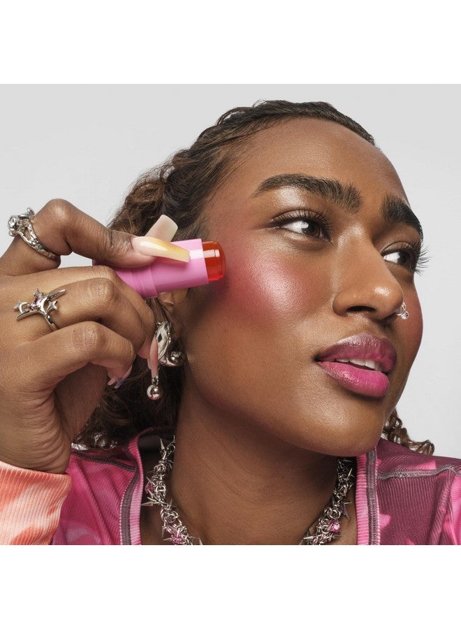 ميلك ميكب لون جيلي مائي بارد من ميلك ميك أب - لون شفاف للشفاه والخدود مع الكولاجين النباتي ومياه البحر والصبار - لون شفاه وخدود مرطب يدوم طويلاً وقابل للبناء - منعش، 0.17 أونصة - Image 4