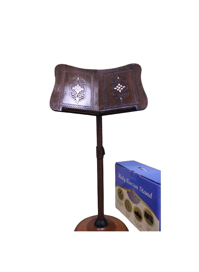 ريبنيو حاملة المصحف مصنوعة من الخشب عالي الجودة لون بني  - Image 2