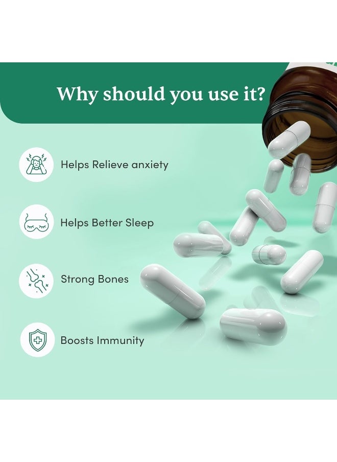 Man Matters - Magnesium Glycinate Capsules Promotes Sleep Quality And Helps Improve Muscle Functions Pack Of 30 - Image 1