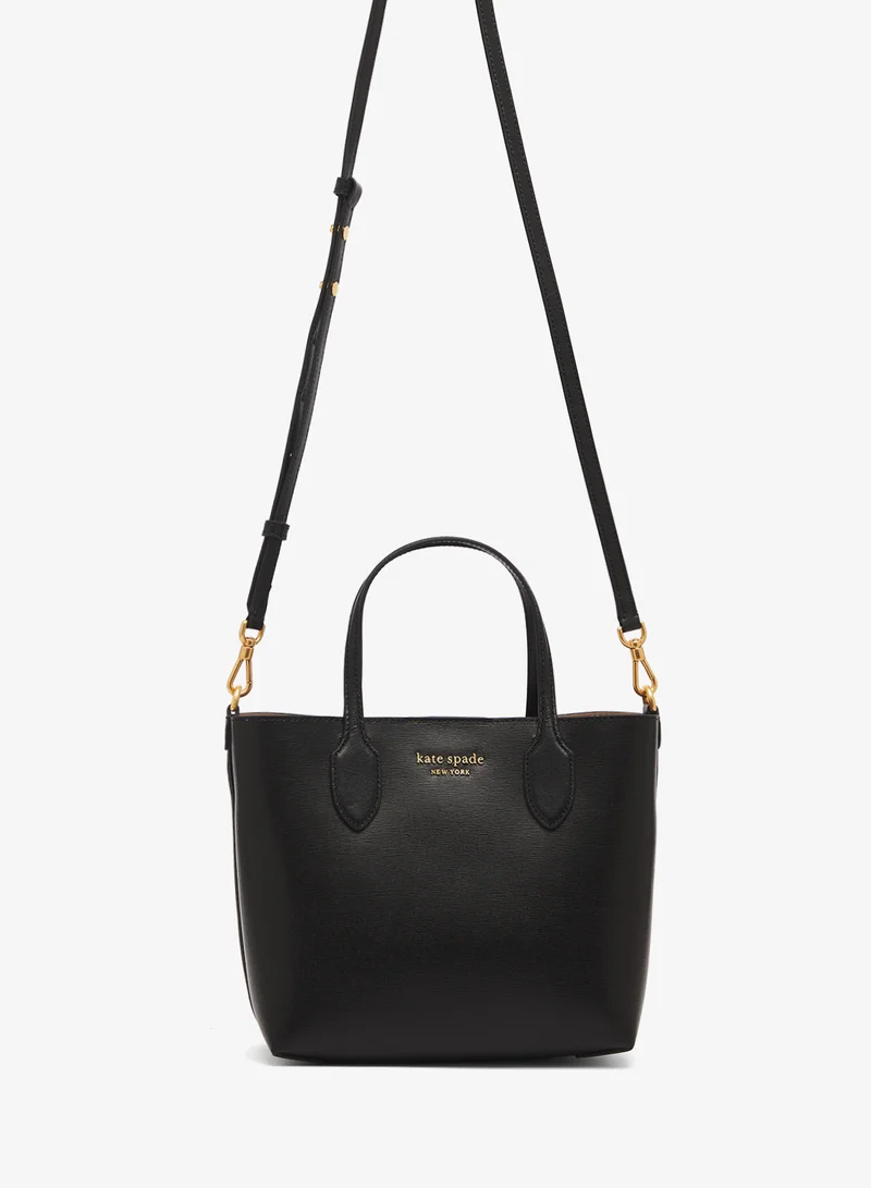 Logo Detail Top Handle Tote