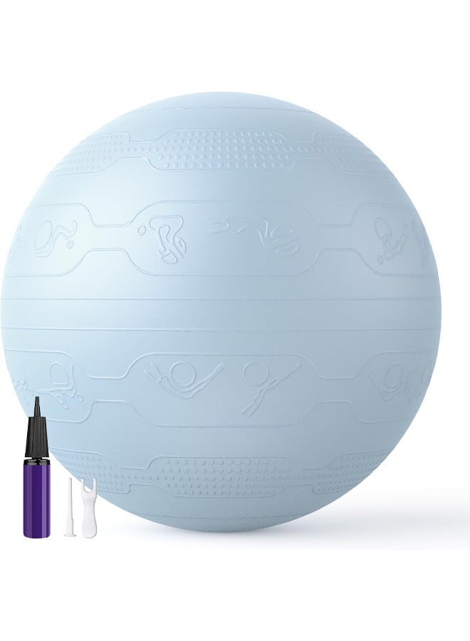 PROIRON Exercise Ball Anti-Burst Yoga Ball Chair with Quick Pump Slip Resistant Gym Ball - Image 1