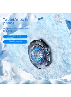 Generic 2022 Mobile Phone Back Clip Radiator Semiconductor Ice Seal Refrigeration Magnetic Suction Mobile Phone Tablet Mobile Phone Radiator Factory-Product Color:K5 Semiconductor Magnetic White  - Image 2