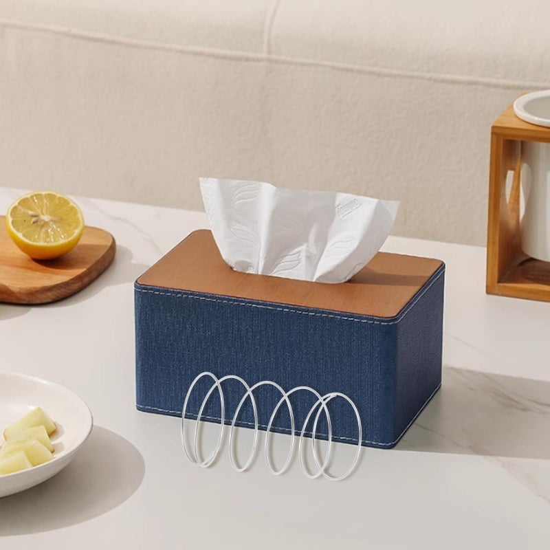 6Pcs Car Tissue Holder Automatic Spring Dispenser Lifter 7X7X4CM Driving Safety Accessories - Image 5