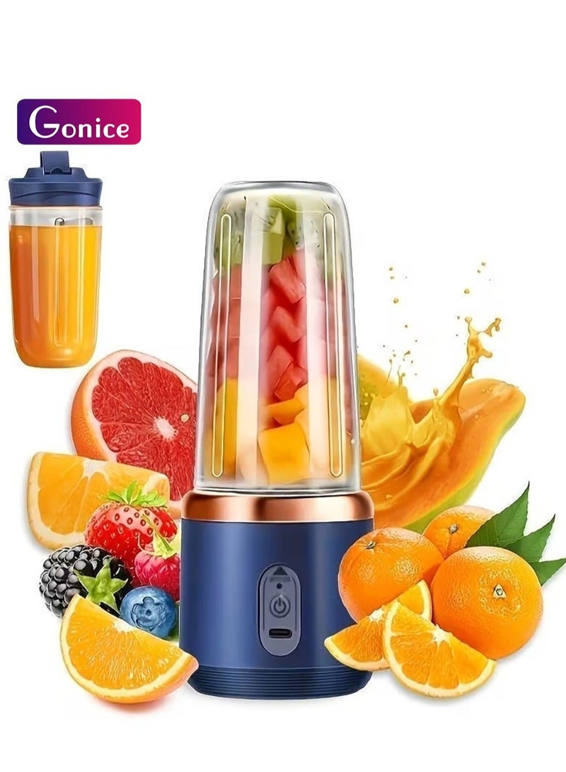 Gonice Portable Multi-Functional Juicer with Rechargeable Battery - Lightweight Food-Grade PP Cup, Durable Plastic, Ideal for Home And On-The-Go Use - Image 1