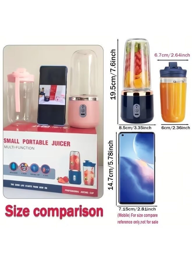 Gonice Portable Multi-Functional Juicer with Rechargeable Battery - Lightweight Food-Grade PP Cup, Durable Plastic, Ideal for Home And On-The-Go Use - Image 5