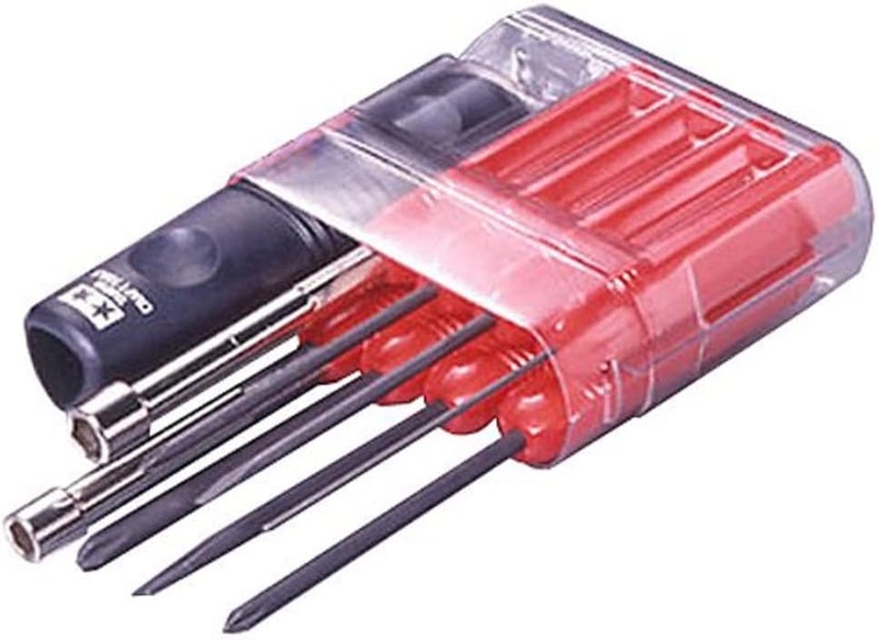 Tamiya 74023 Screwdriver Set - 8 Piece Tool Kit for Tamiya Models - Image 1