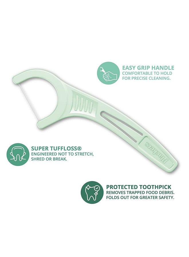 بلاكرز خيط تنظيف الأسنان بالنعناع الصغير، عدد 150، عبوتان - Image 3