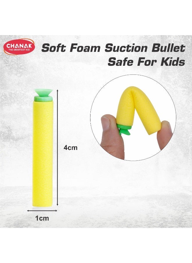 Chanak Plastic toy gun for kids, soft bullet gun with 10 soft foam bullets, best toy gun for fun target shooting & kids battle fight, range - 60 feet, suitable for kids (Color as per Availability) - Image 5