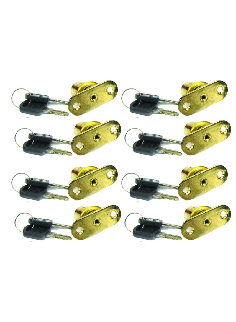 ROBUSTLINE Armstrong Push lock for Drawer/Cabinet/Cupboard - 506-12 - 22.6mm (8, Brass Plated)… 