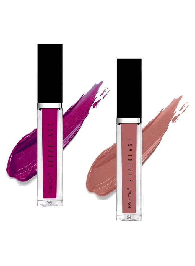 ME-ON Superlast Lip Gloss (Shade 16 & 21)