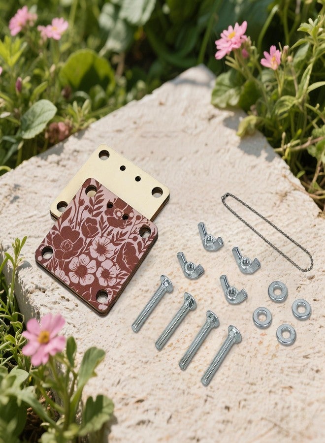 Aartner 2 Pcs Mini Flower Press Kit, Small Flower Press Kits, 2.5 Inch Micro Flowers Pressing Pocket Plant Preservation Kit with 4 Absorbent Papers and 2 White Organza Bags for Arts Craft Lovers Gift - Image 4