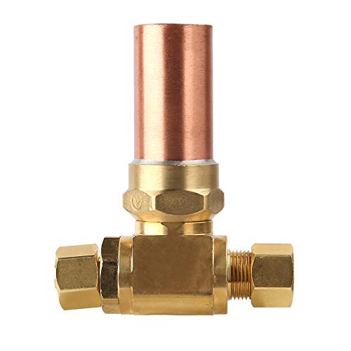 Solimeta Compression Tee Water Hammer Arrestor, 3/8" OD X 3/8" OD Female, Lead-Free Brass - Image 3