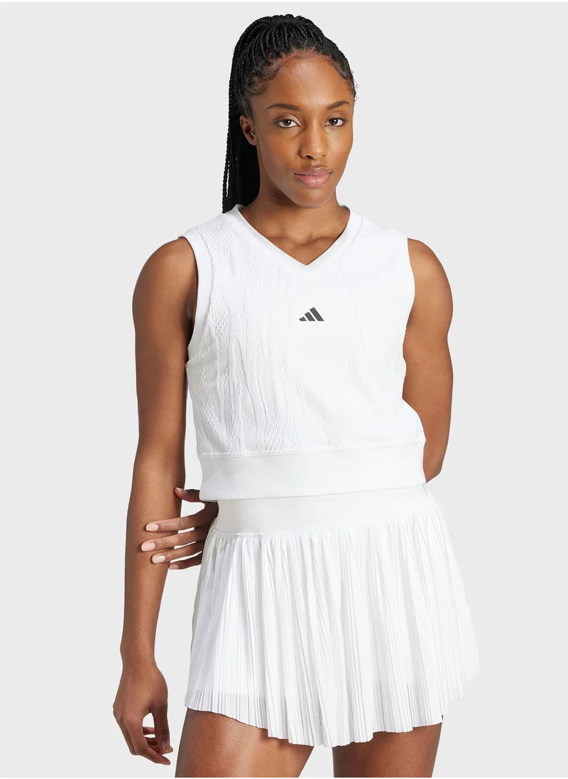 Adidas Pro Tennis Cropped Top