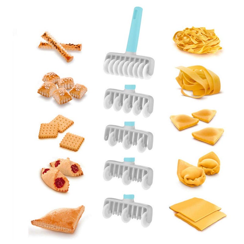 Hsomid Wheel Roller Pastry Mould Household Baking Pastry Tools Wheels Time-Saver Dough Craft Pie Pastry Dough Lattice Cutter - Image 4