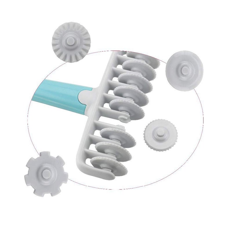 Hsomid Wheel Roller Pastry Mould Household Baking Pastry Tools Wheels Time-Saver Dough Craft Pie Pastry Dough Lattice Cutter - Image 2