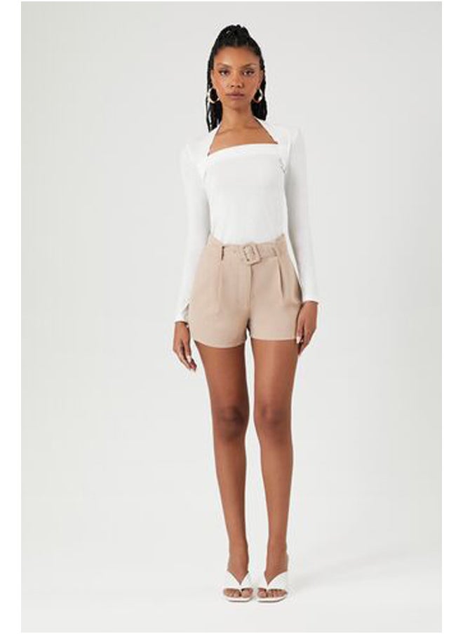 FOREVER 21 - Fitted Long-Sleeve Combo Top - Image 1