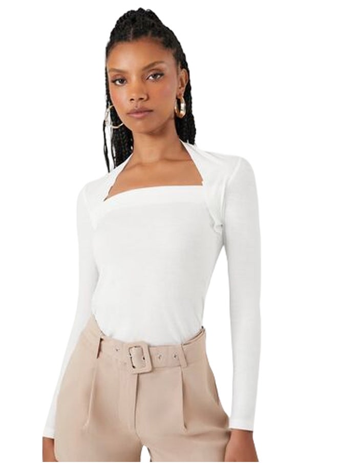 FOREVER 21 - Fitted Long-Sleeve Combo Top - Image 1