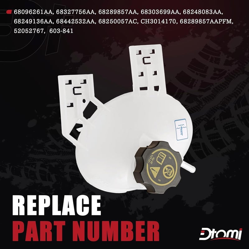 Dtomi خزان سائل التبريد Dtomi لمحركات سيارات فيات وجيب - Image 2