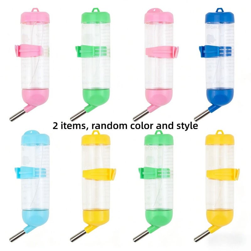 2 Pieces 4.23oz Automatic Feeder for Hamsters Rabbits Dogs Small Animal Water Dispenser Durable Leak Proof - Image 3