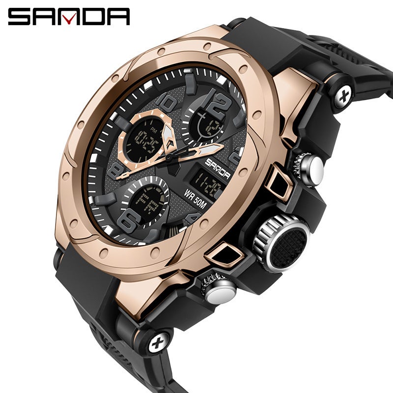 New Special Forces Multi-Functional Waterproof Electronic Sports Watch E-Commerce Best-Selling Watch Waterproof Student Trendy Watch - Image 4