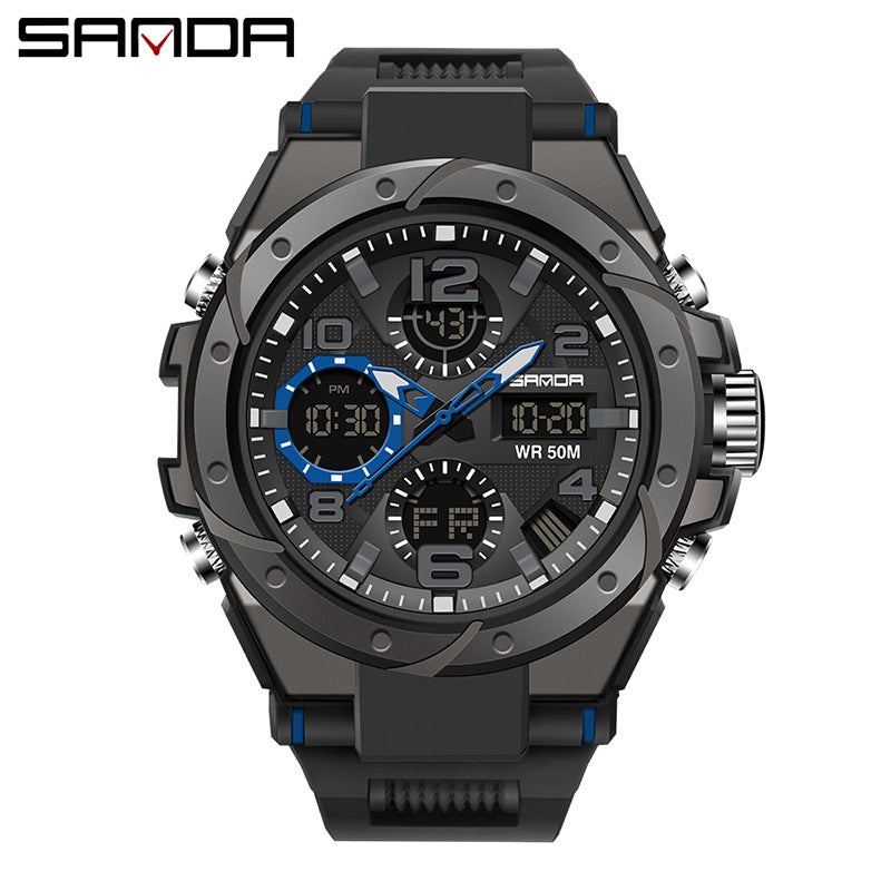 New Special Forces Multi-Functional Waterproof Electronic Sports Watch E-Commerce Best-Selling Watch Waterproof Student Trendy Watch - Image 2