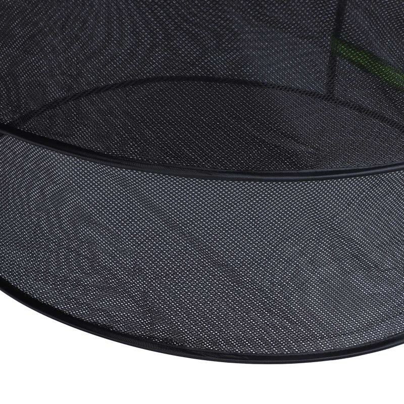Herb Drying Rack with Zipper Opening Multi Layer Multipurpose Hanging Plant Dryer Net for Grow Tents Fruits Vegetables 2 layers - Image 5