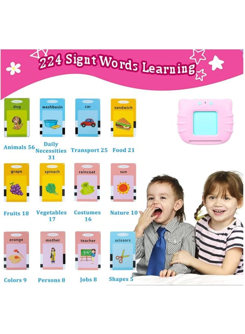 ST ZONE Talking Flash Cards Learning Toy for Toddlers – British English – 224 Audible Words – Electronic Interactive Educational Toy for Kids Aged 1–6 – Preschool & Early Learning Gift - Image 3