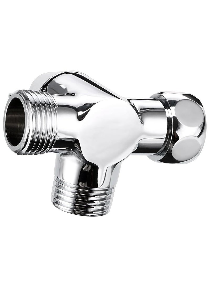 Solid Brass Shower Diverter Valve,Handheld Shower and Shower Head Shower 2-Way Diverter for Handshower Universal Component, Replacement Part for Hand Held Showerhead/Fixed Spray Head - Image 4