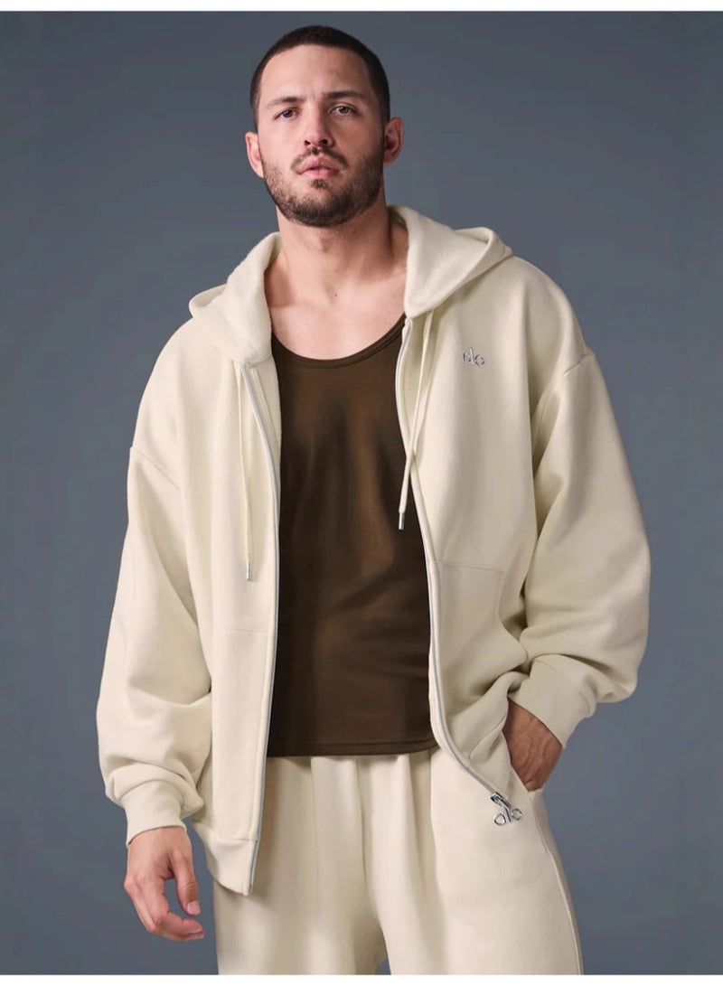 Alo Yoga ALO Versatile Zip-Up Hoodie | Wind-Resistant & Breathable for Commuting and Training - Image 1