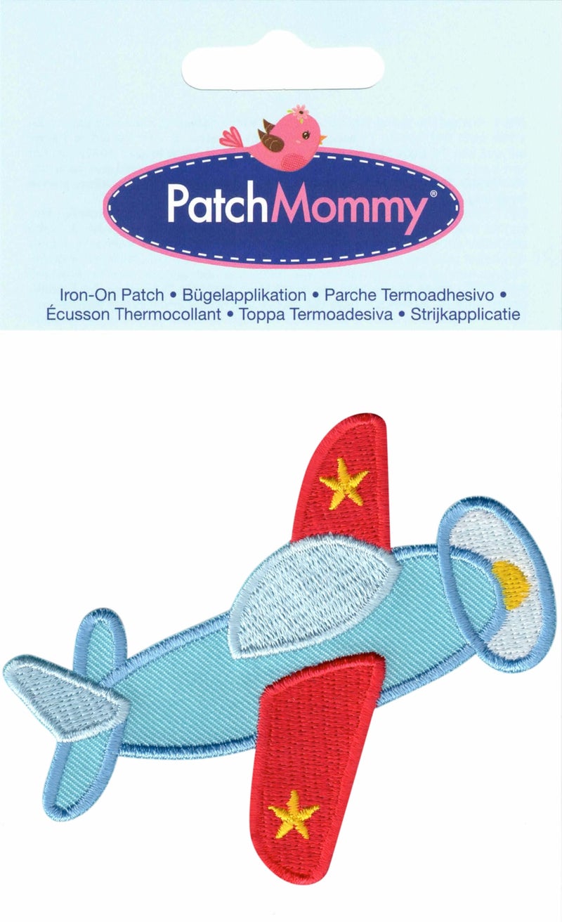 PatchMommy Airplane Patch Plane, Iron On/Sew On - Appliques for Kids Children - Image 3