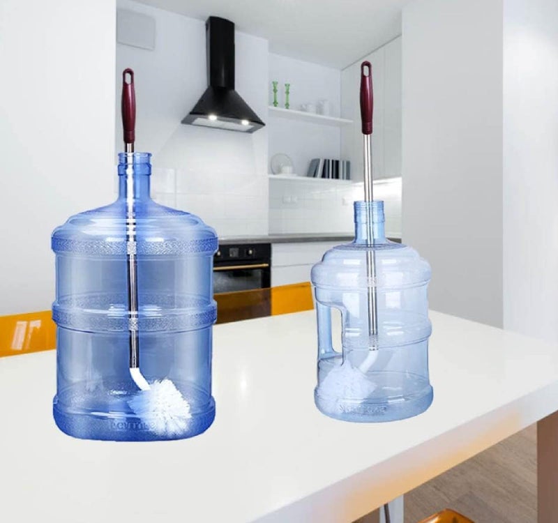 TEKZIE Tekzie 20 Litres Water Can Cleaning Brush With Long Handle for Narrow Neck Containers, 360° Design, Pack of 2  - Image 5