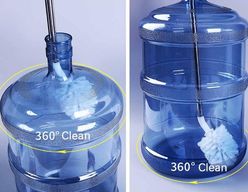 TEKZIE Tekzie 20 Litres Water Can Cleaning Brush With Long Handle for Narrow Neck Containers, 360° Design, Pack of 2  - Image 3