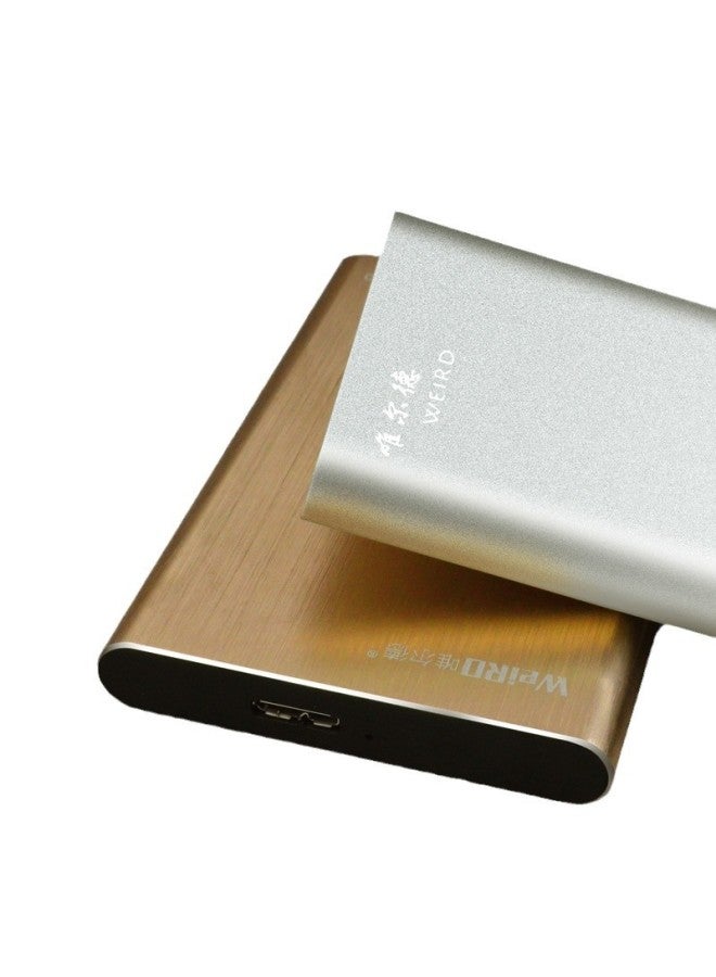 Weald Mobile Hard Disk Multi-capacity 80G/160/250/320/500/1TB High Speed Transmission Outlet-Capacity:500gb Brushed Blue-Interface:USB 3.0 - Image 5
