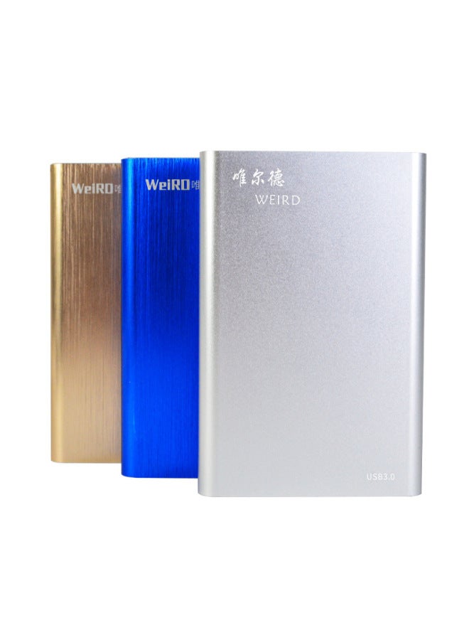 Weald Mobile Hard Disk Multi-capacity 80G/160/250/320/500/1TB High Speed Transmission Outlet-Capacity:500gb Brushed Blue-Interface:USB 3.0 - Image 3