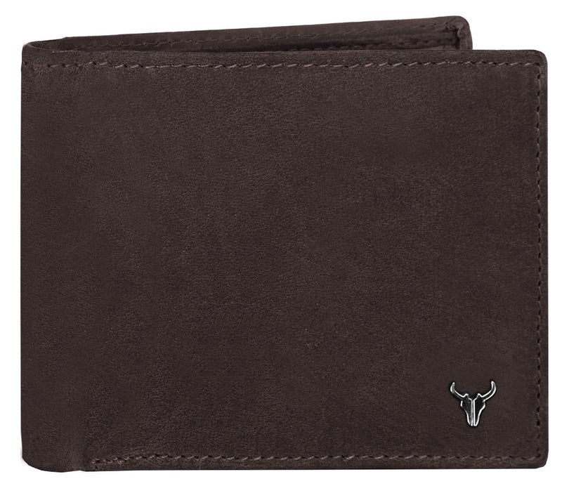 NAPA HIDE Top Grain Genuine Leather Wallet for Men (BROWNHUNTER) - Image 3