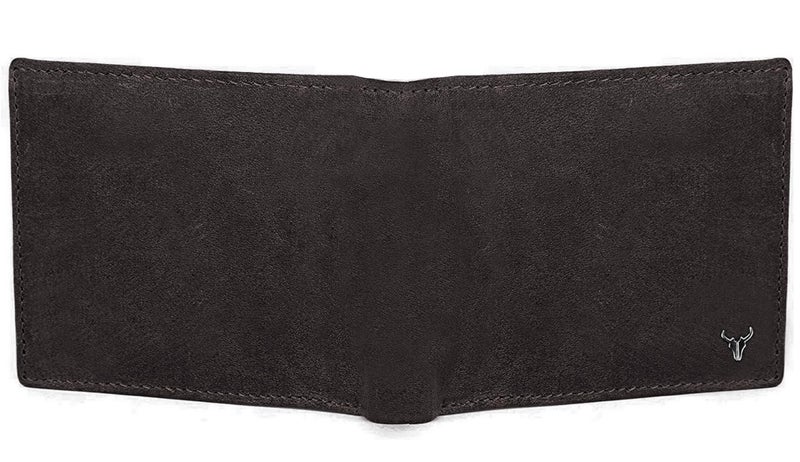 NAPA HIDE Top Grain Genuine Leather Wallet for Men (BROWNHUNTER) - Image 4