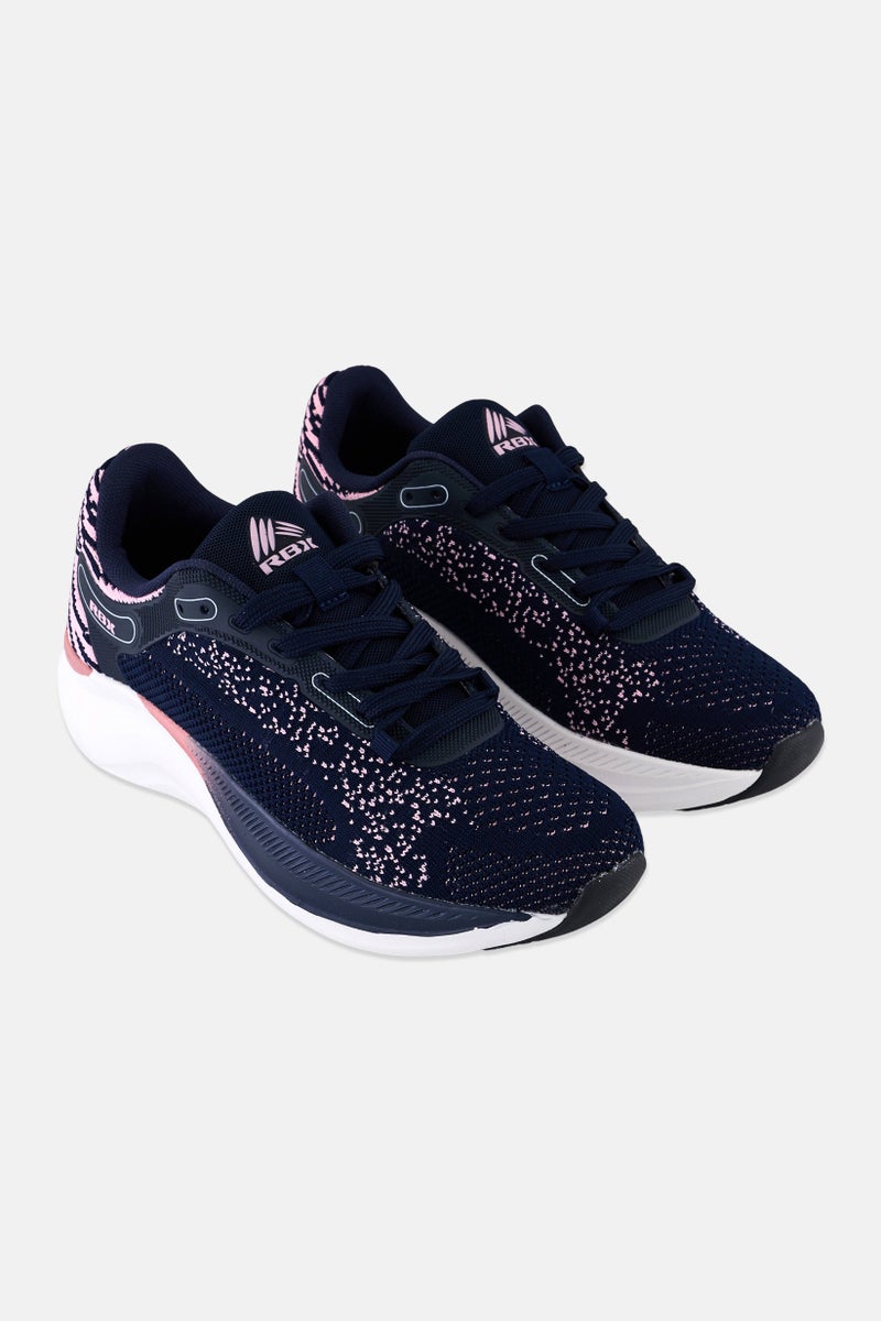 RBX Women Lace Up Training Shoes, Navy - Image 1