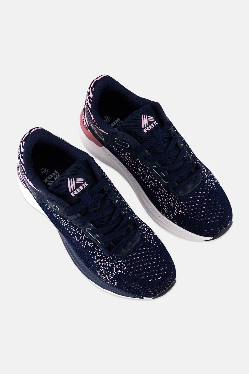 RBX Women Lace Up Training Shoes, Navy - Image 4
