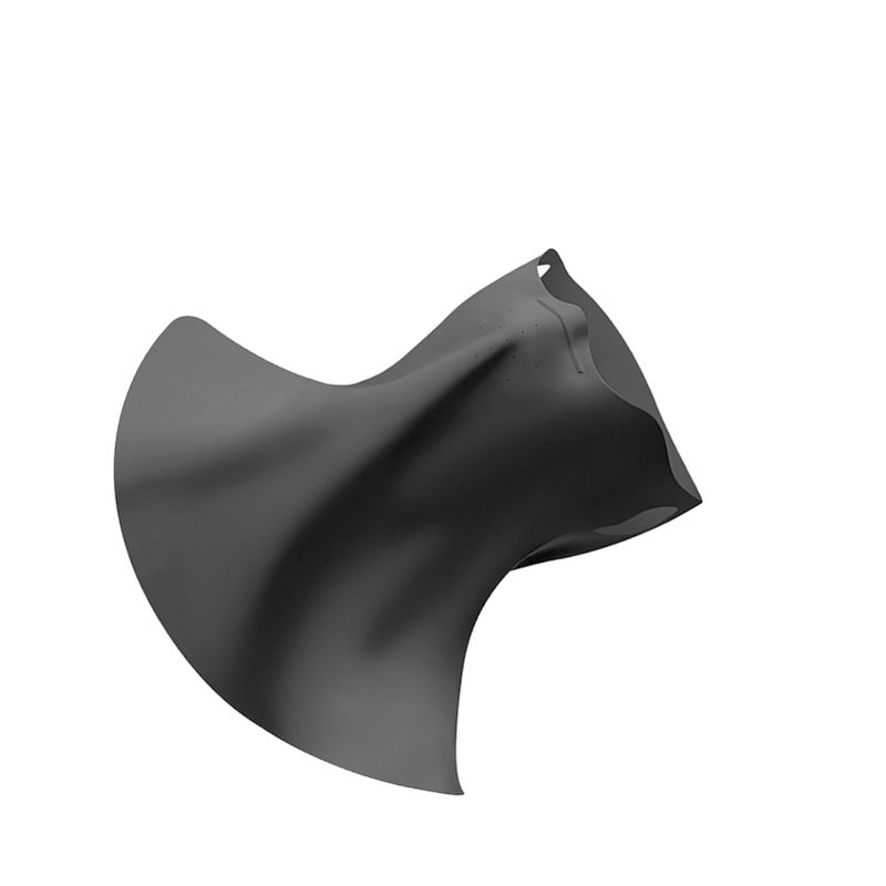 Riding Face Mask Sun Guard Neck Gaiter UPF50+ Lightweight Breathable for Men Women Summer Black - Image 3