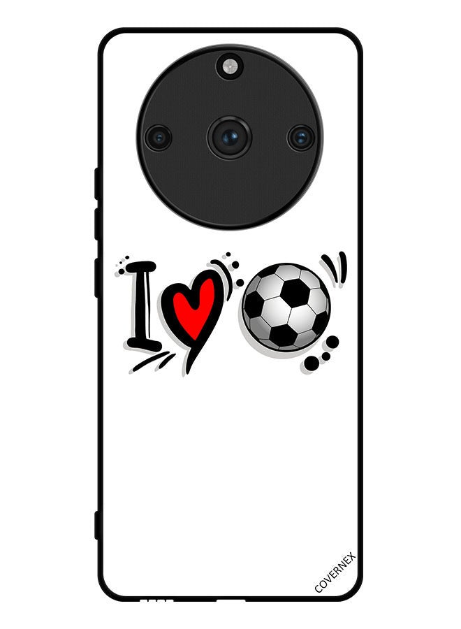 Covernex Protective Case Cover For Realme 11 Pro I Love Football - Image 1